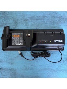 Ryobi PGC719 18V Lithium-Ion Dual Port Battery Charger With Charge Indicators